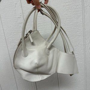 Helmut Lang Cream White Bra Bag